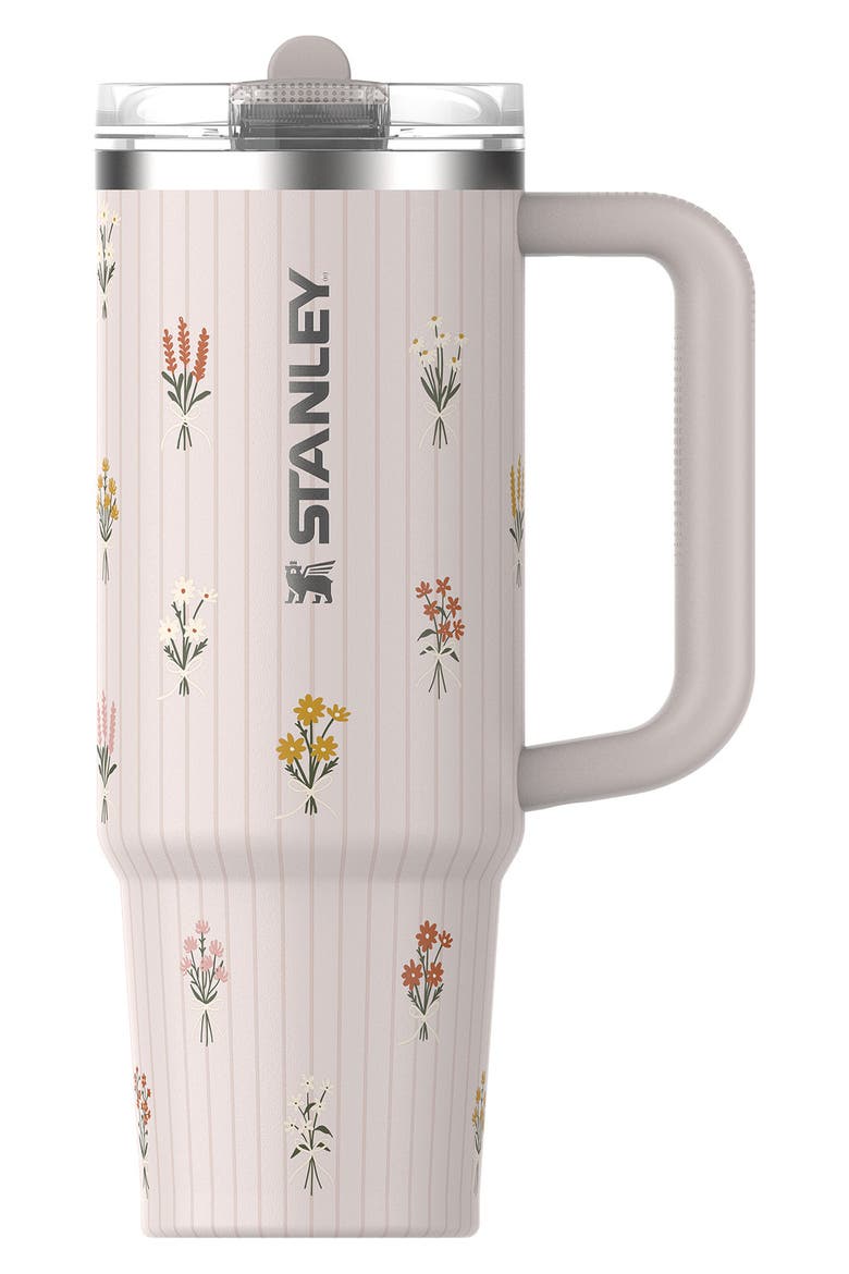 The Quencher ProTour Flip Straw 30-Ounce Tumbler, Main, color, ROSE QUARTZ BOUQUETS
