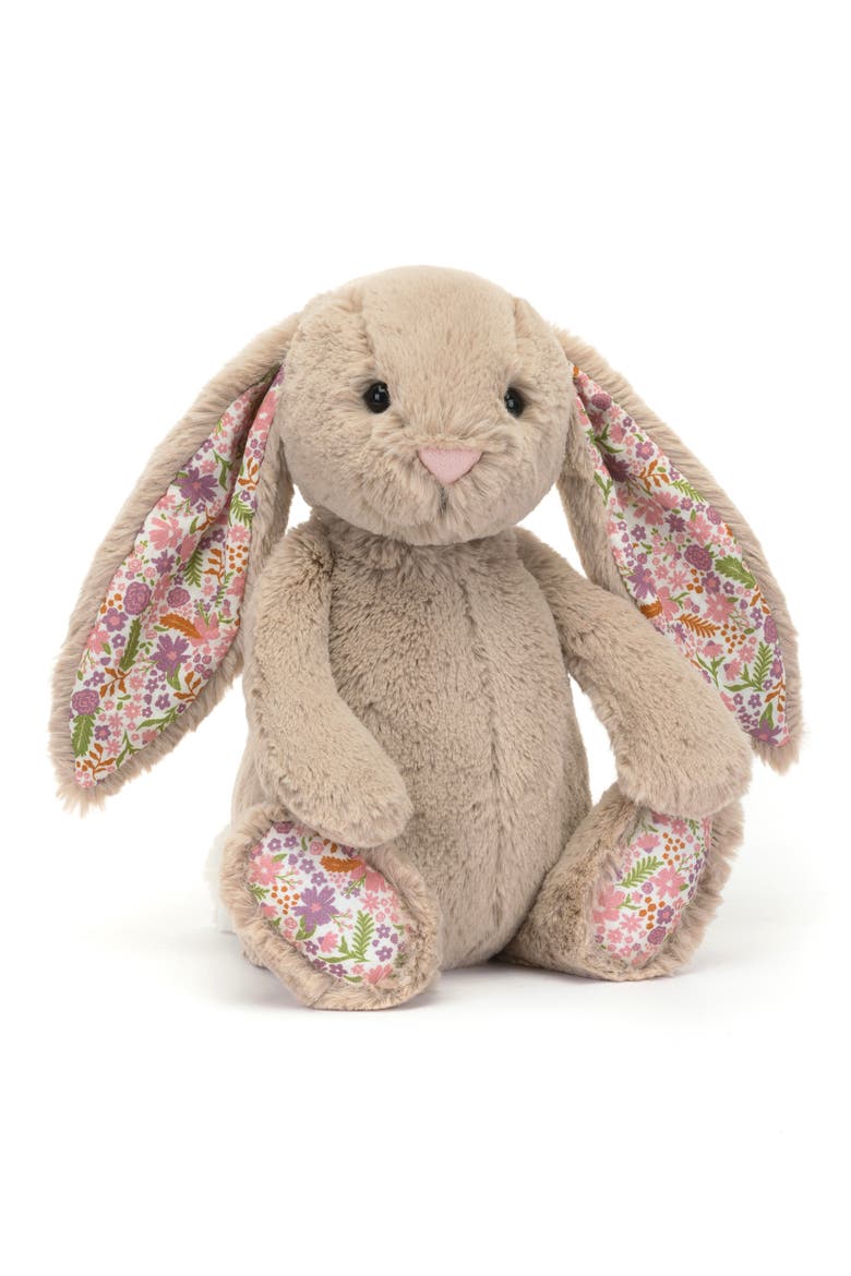 Petal Blossom Bunny Stuffed Animal, Main, color, BEIGE
