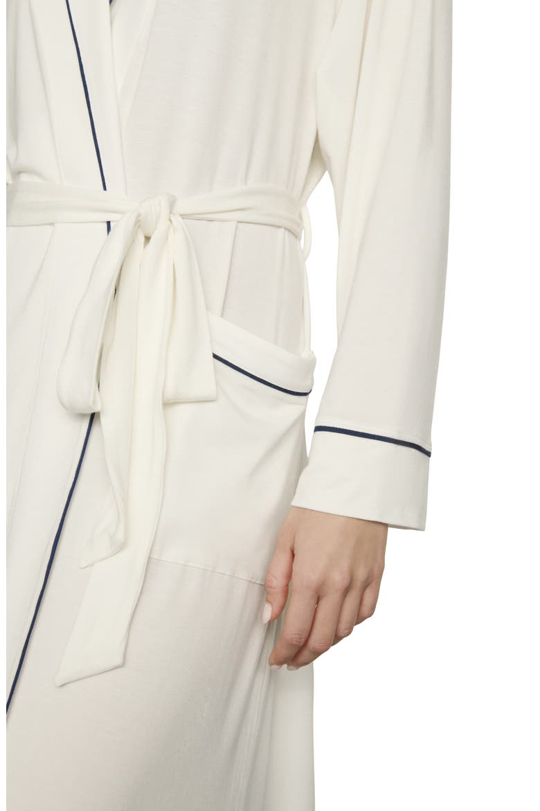 Gisele Longline Robe, Alternate, color, IVORY/ NAVY