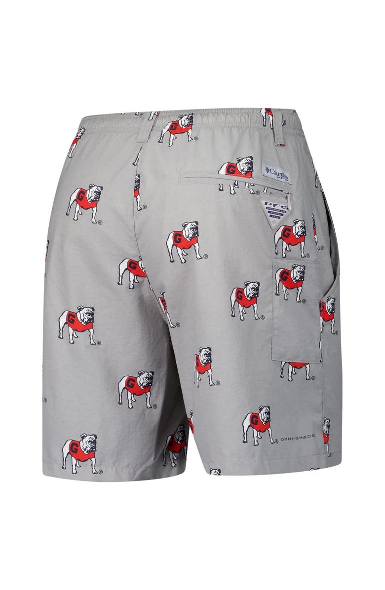 Columbia Men's Columbia Gray Georgia Bulldogs Backcast III Printed Short, Alternate, color, Gray