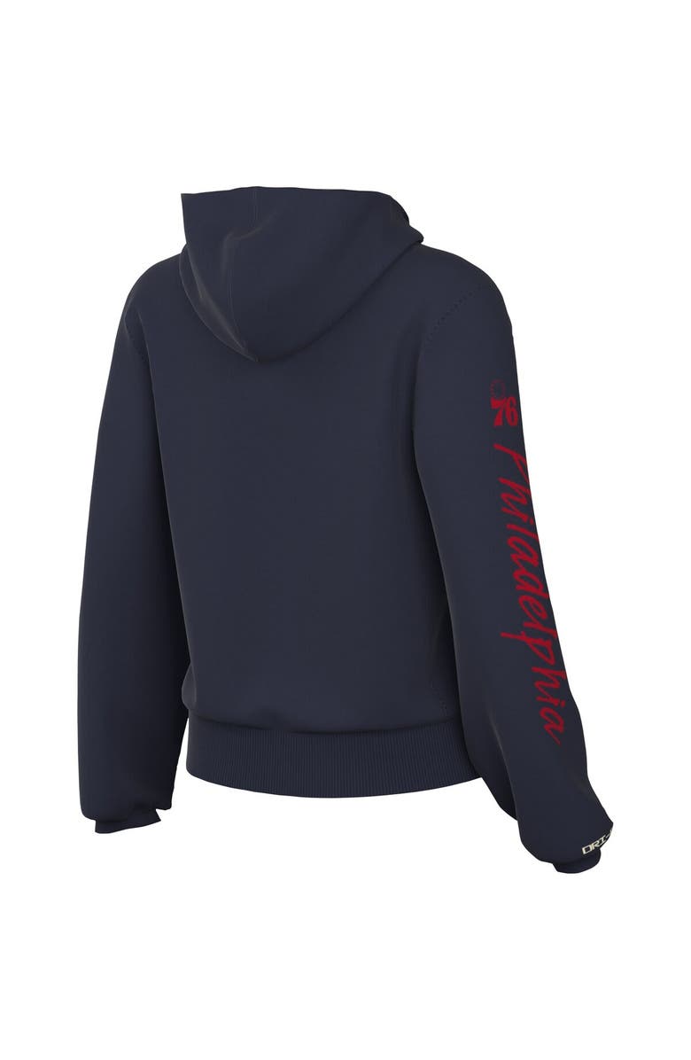 Nike Women's Nike Navy Philadelphia 76ers Courtside Standard Issue Performance Pullover Hoodie, Alternate, color, Navy