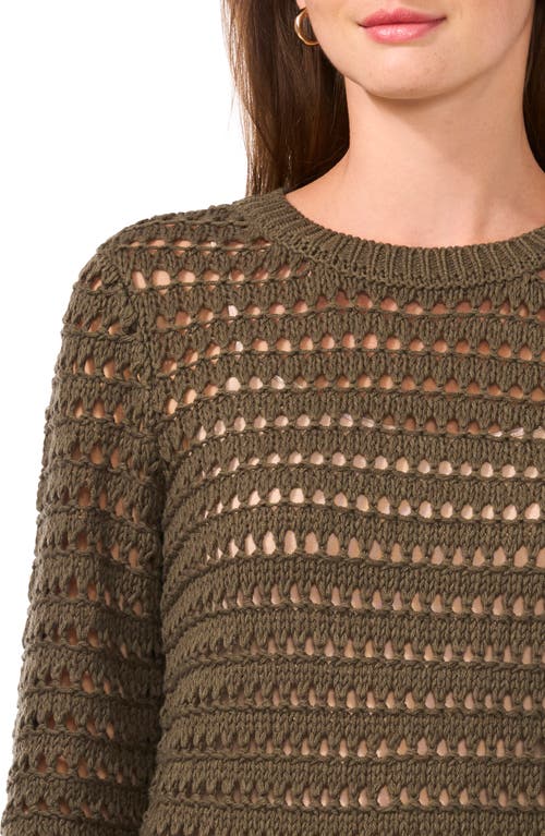 HALOGEN HALOGEN® OPEN KNIT SWEATER