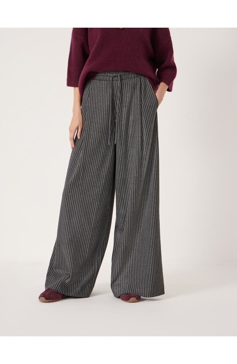 Hush Taylor Side Stripe Pants, Main, color, Grey Stripe