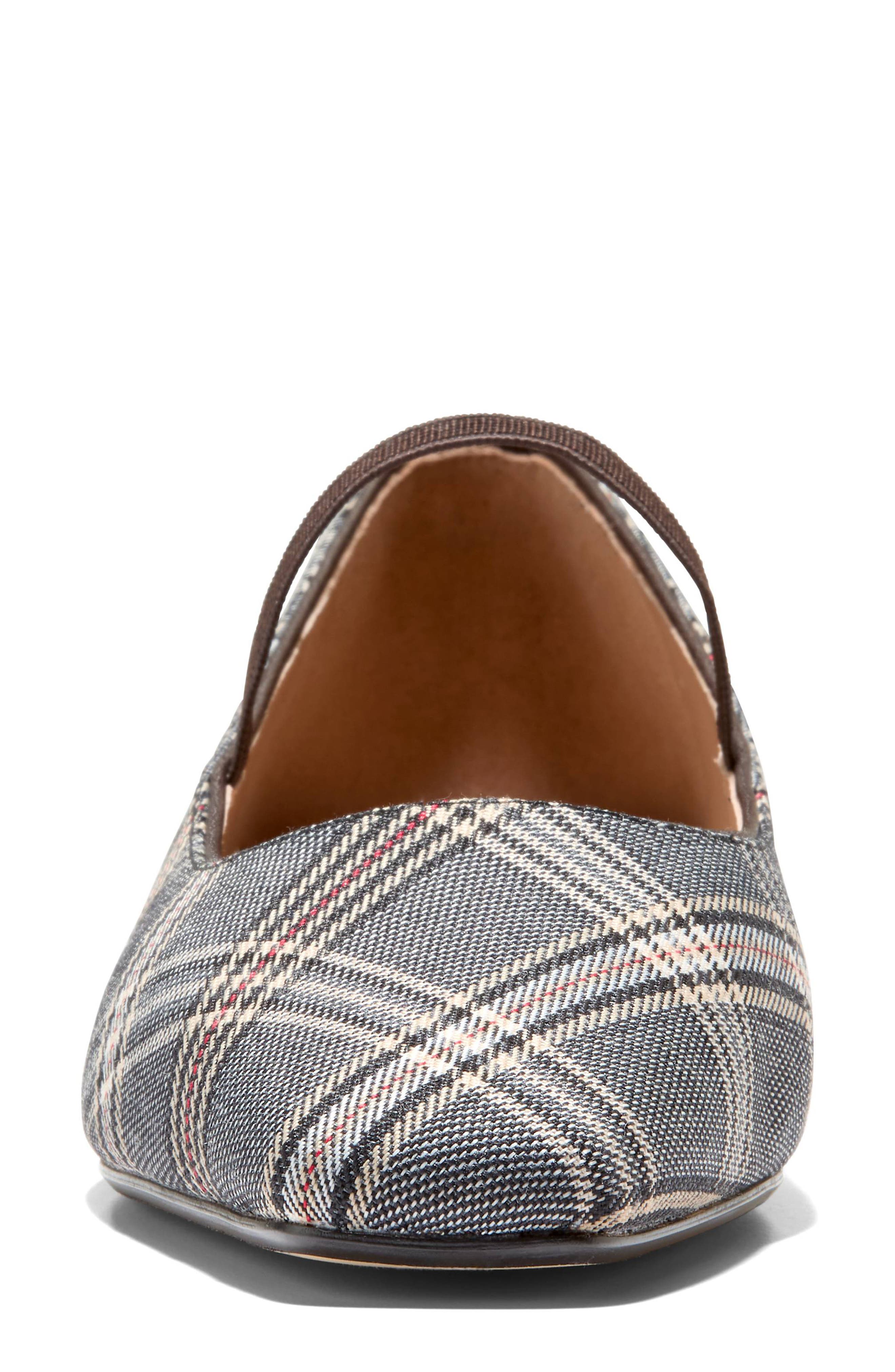 Bridget Mary Jane Flat, Alternate, color, CLASSIC PLAID TEXTILE