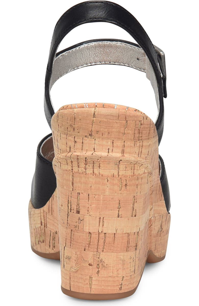 KORKS Babette II Wedge Sandal, Alternate, color, Black