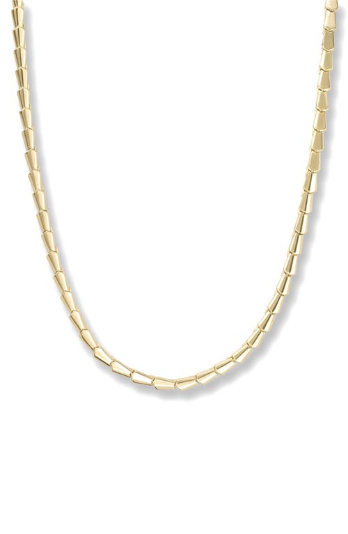 Melinda Maria Serpent Collar Necklace In Gold