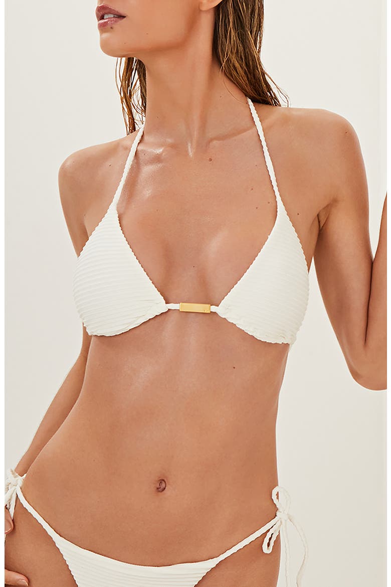 Triangle Bikini Top, Main, color, OFF WHITE