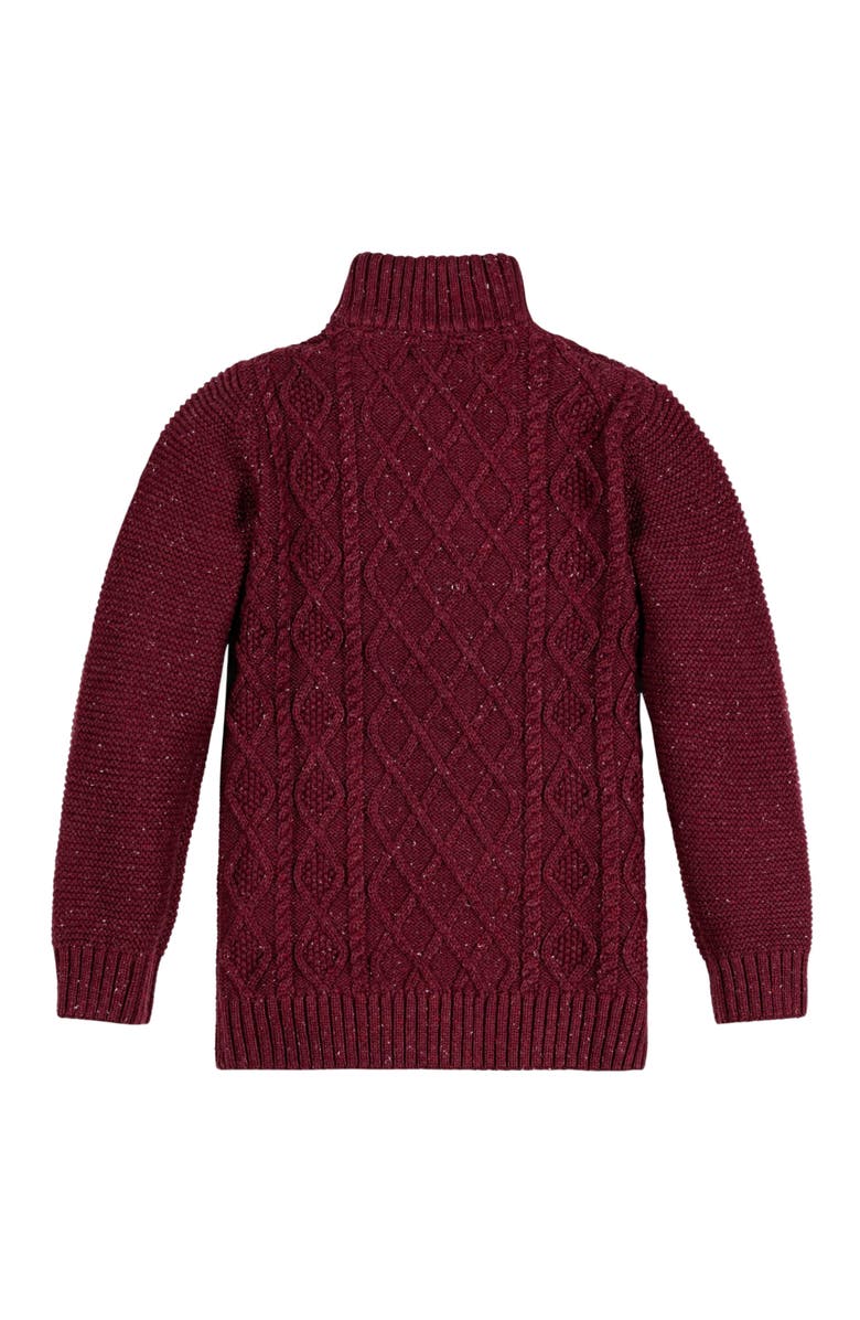 Hope & Henry Baby Boys' Mock Neck Cable Sweater, Infant, Alternate, color, 