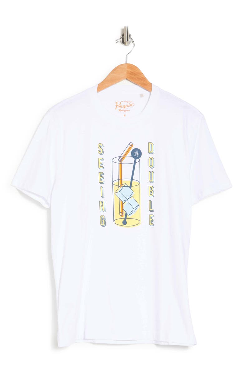 Original Penguin Seeing Double Graphic Tee, Alternate, color,