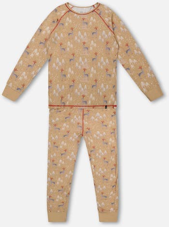 Deux par Deux Women s Two Piece Family Christmas Pajama Set Nordstrom