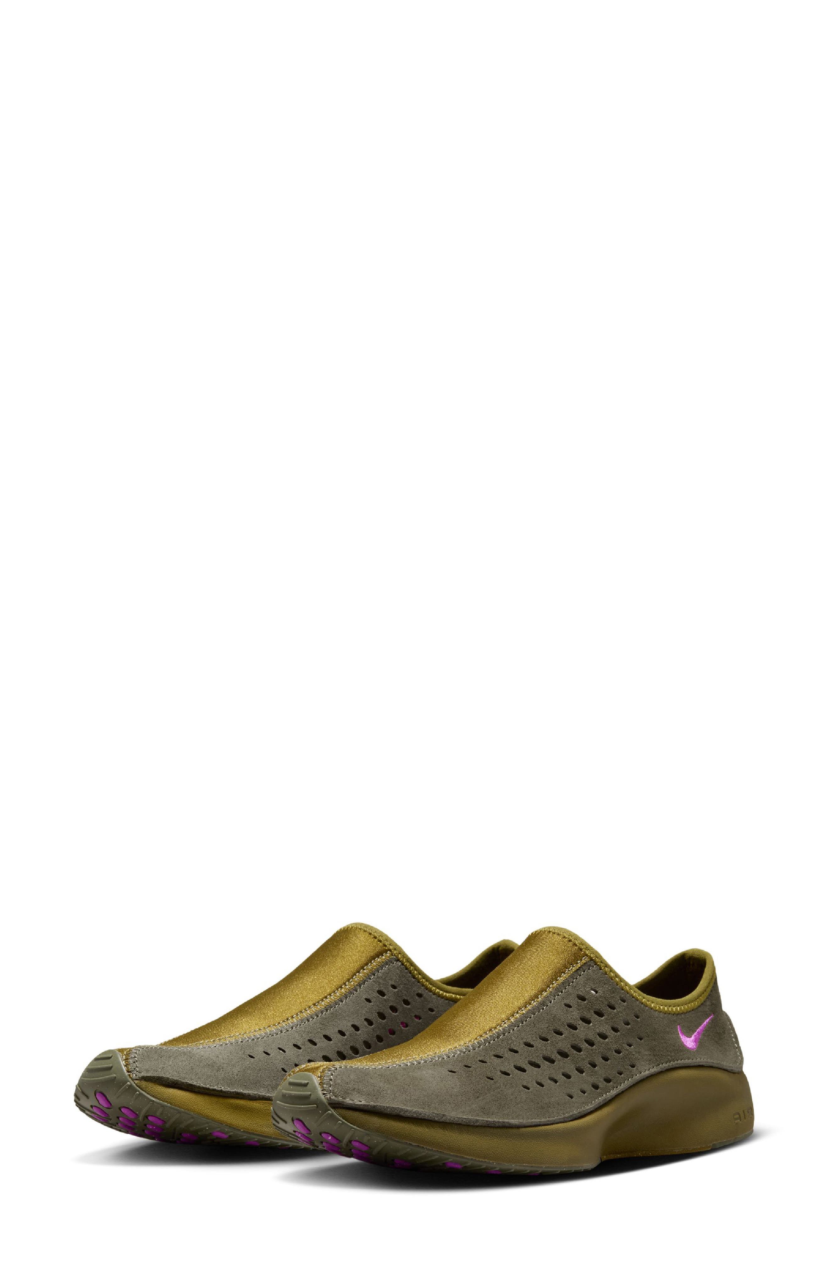 Air Superfly Moc Sneaker, Main, color, MEDIUM OLIVE/ VIVID PURPLE