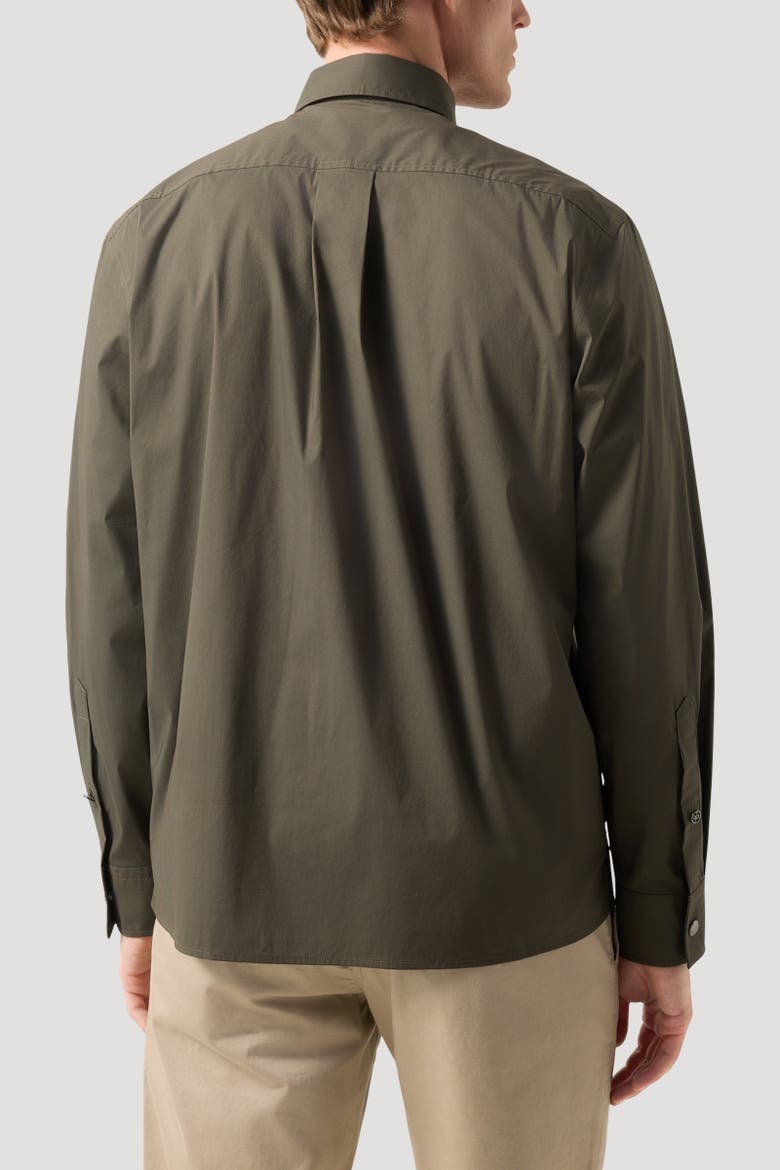 Poplin Shirt Heiko, Alternate, color, Olive green
