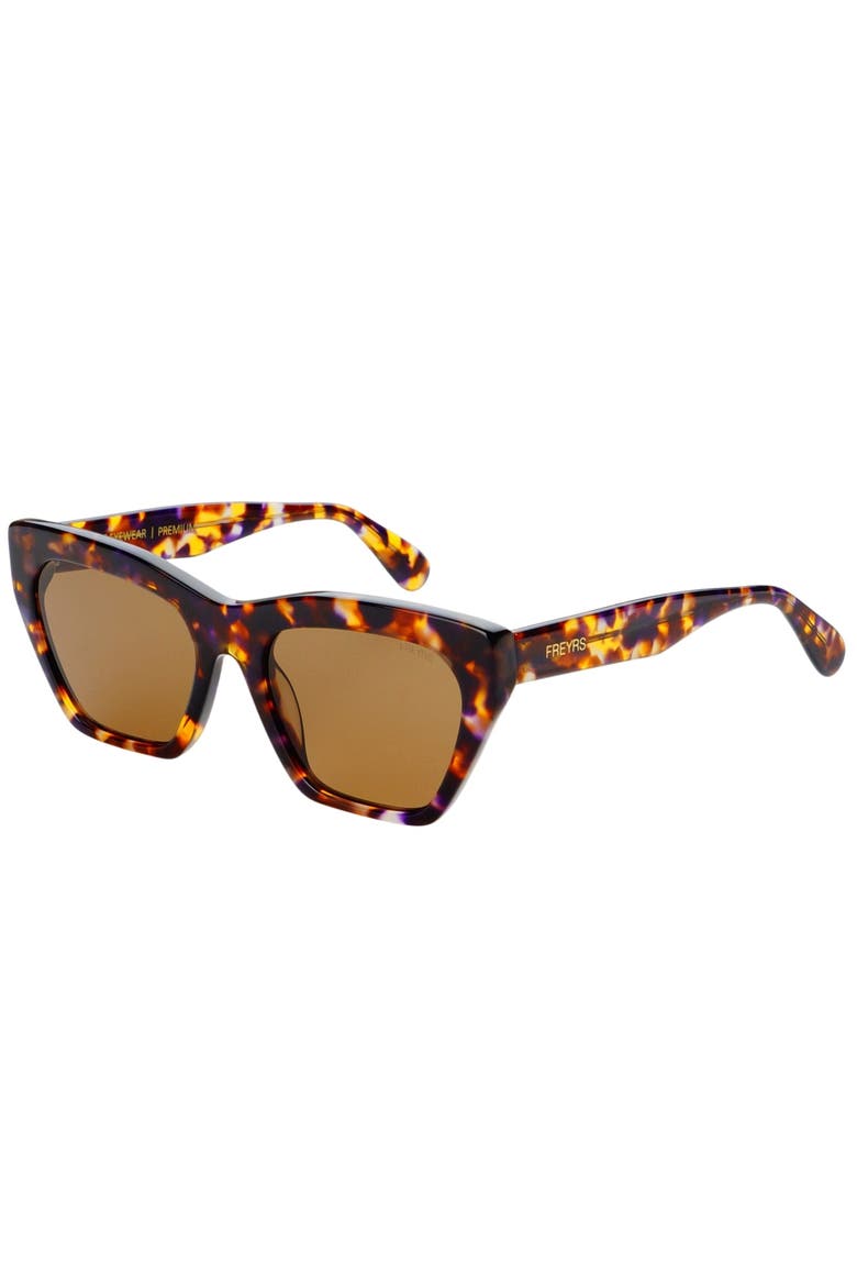 Gia Cat Eye Sunglasses, Alternate, color, Tortoise