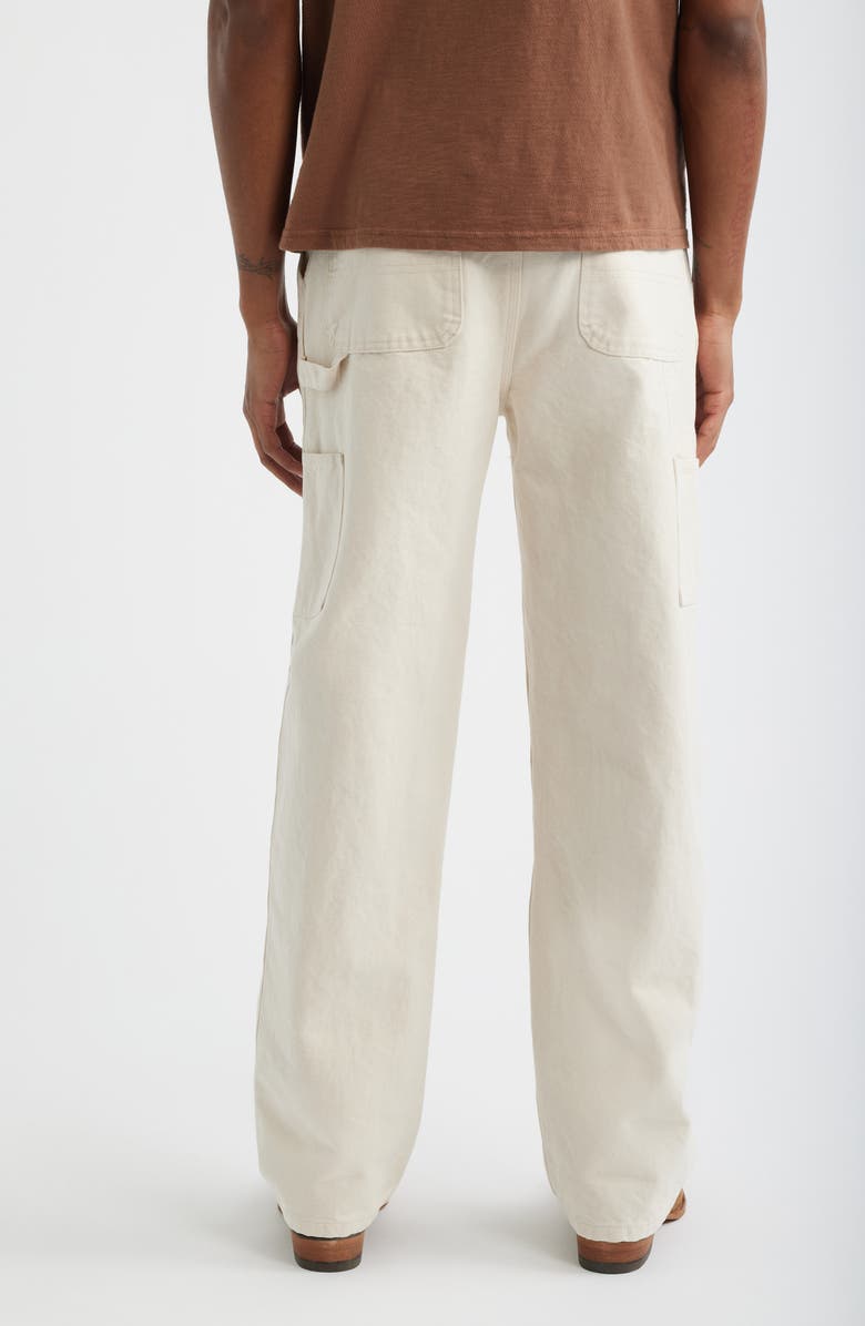 ONE OF THESE DAYS If Not for the Rest of Time Canvas Painter Pants, Alternate, color, Natural