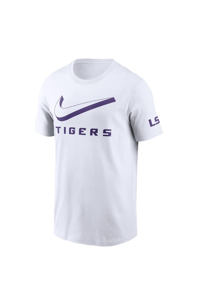 Nike Men's Nike White LSU Tigers Primetime 2-Hit Swoosh T-Shirt, Alternate, color, White