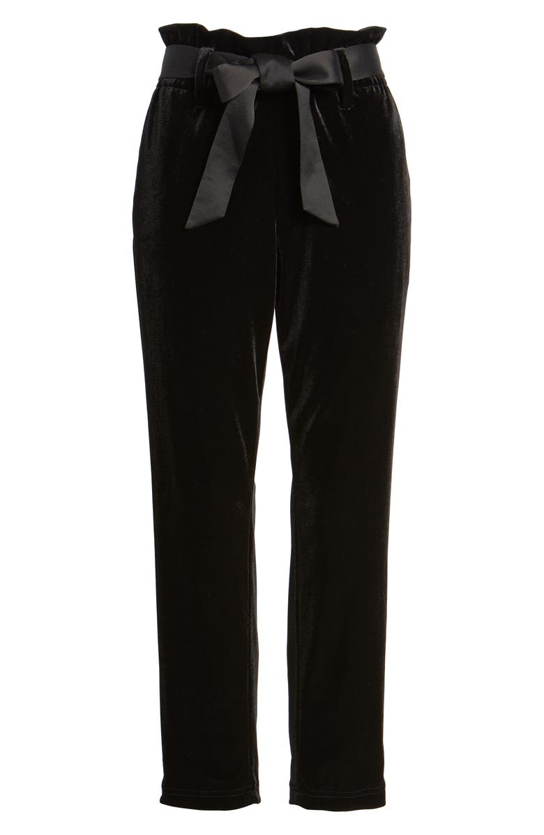 Halogen<sup>®</sup> Tie Waist Velvet Pants, Alternate, color, 