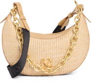 Off-White Hemisphere Woven Hobo Bag