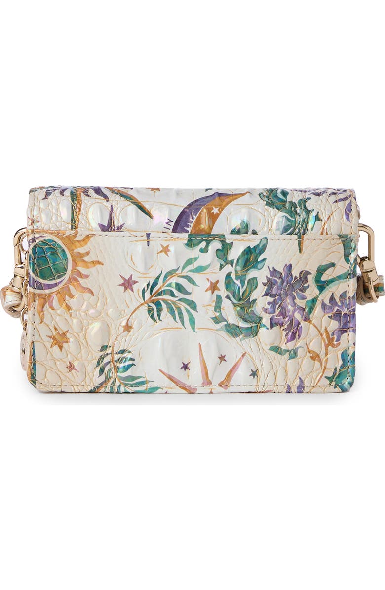 Brahmin Minuette Croc Embossed Printed Leather Crossbody Bag, Alternate, color,