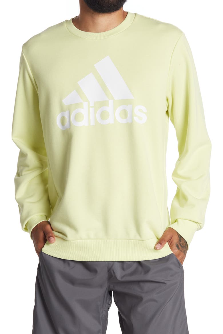 Badge of Sport Graphic Pullover Sweatshirt, Main, color, YELLOW TINT