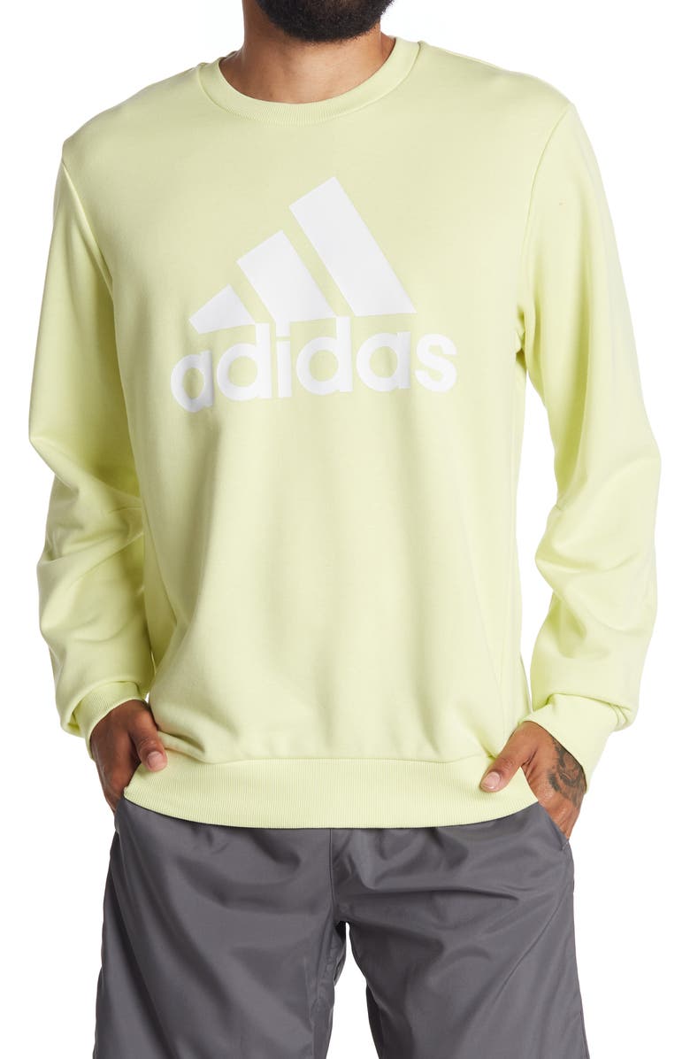 adidas Badge of Sport Graphic Pullover Sweatshirt, Main, color, 