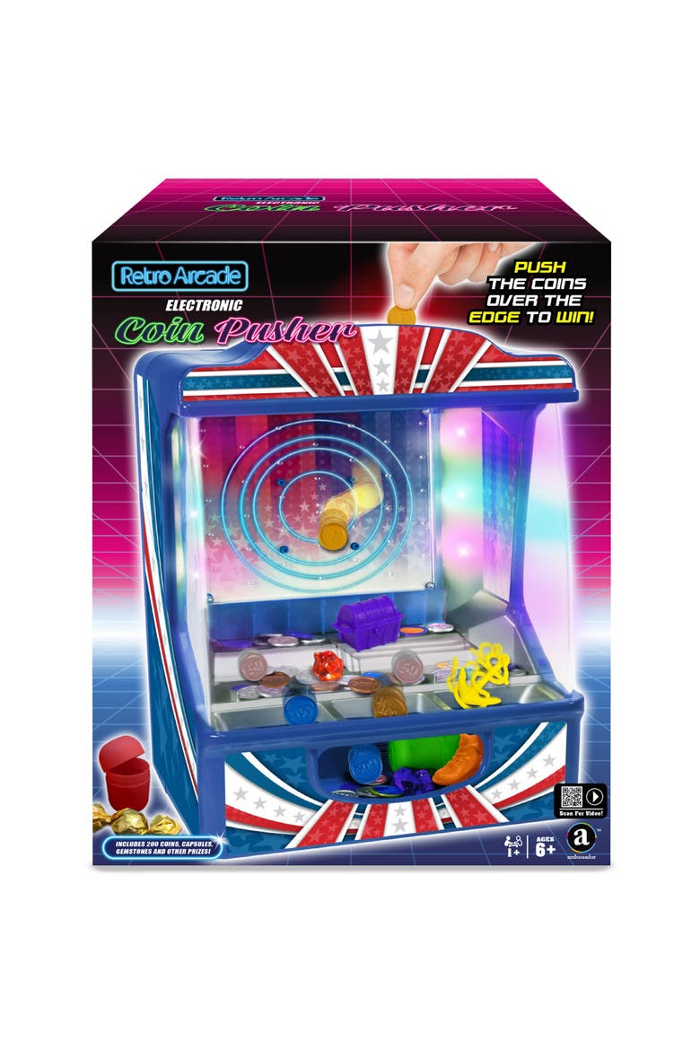 Coin Pusher Tabletop Game, 1 Player, 6+, Main, color, Multicolored