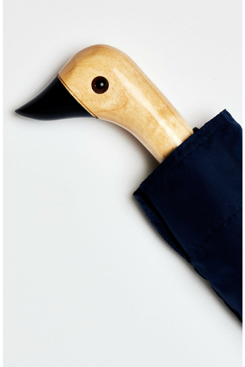 Eco-Friendly Compact Duck Umbrella, Alternate, color, Navy