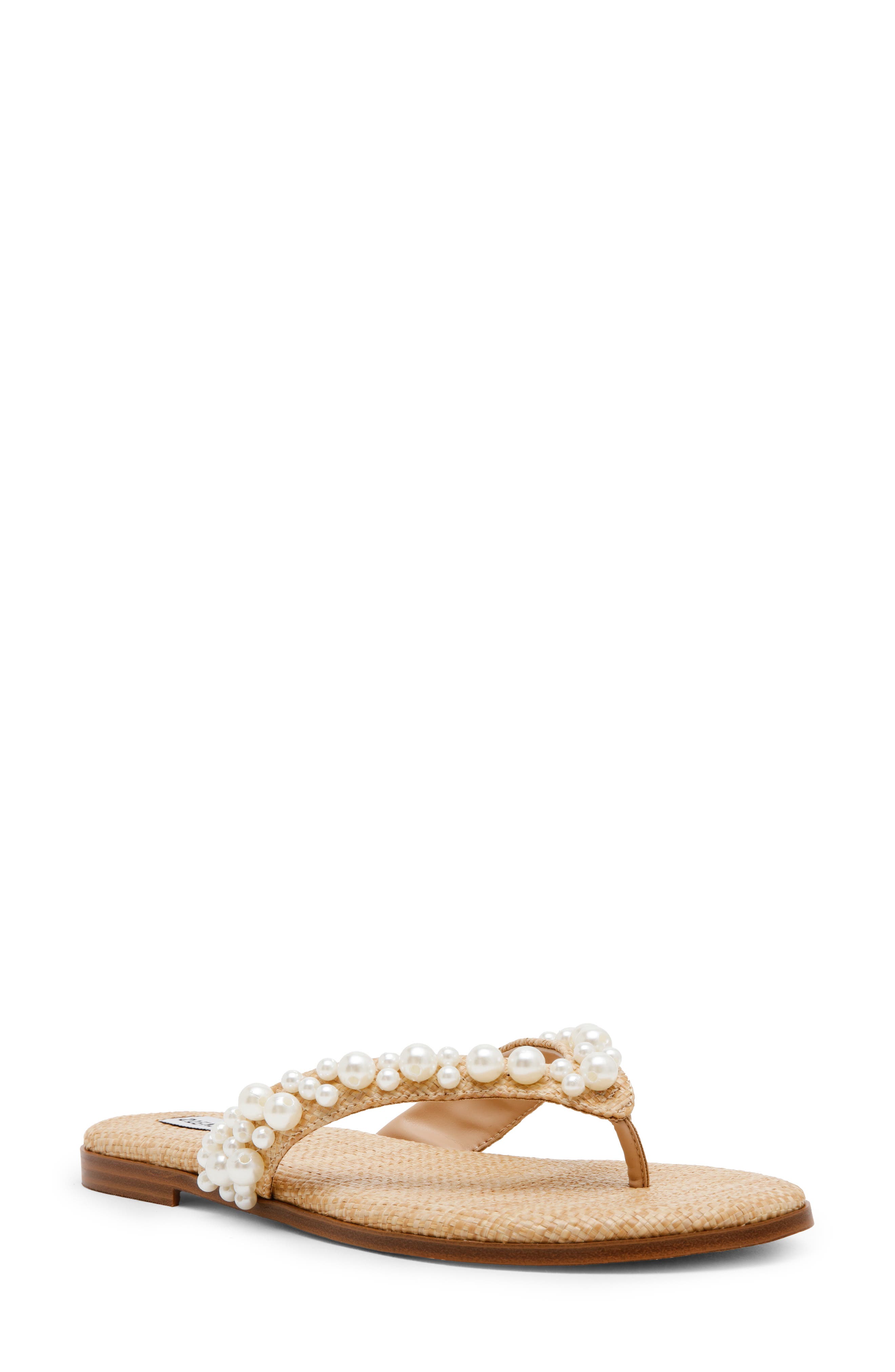 Tylie Flip Flop, Main, color, NATURAL RAFFIA