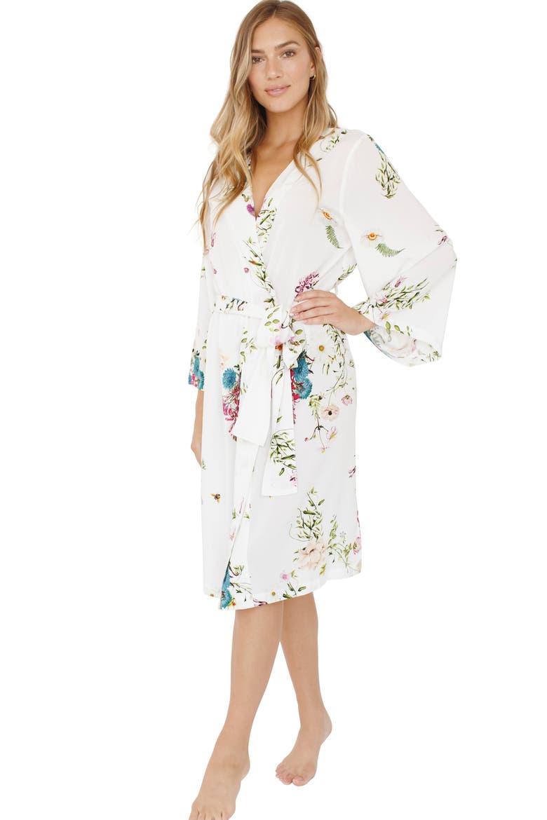Floral Midi Robe, Alternate, color, SIREN SONG