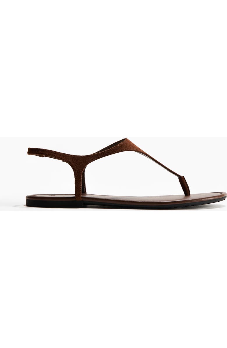 H&M Sandals, Main, color, Dark Brown