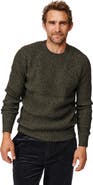 Aubin Ray Fisherman Rib Crew Neck Sweater