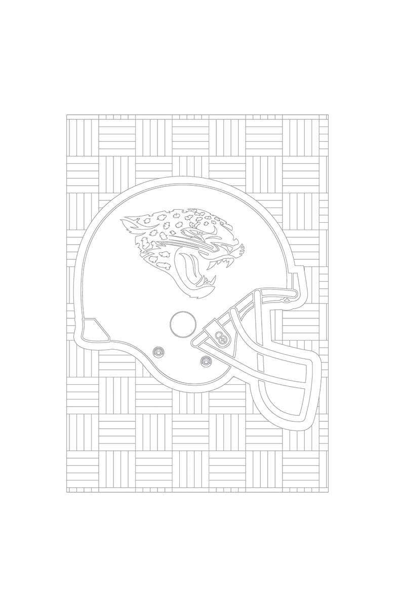 Sportszone In the Sports Zone NFL Adult Coloring Book, Jacksonville Jaguars, Alternate, color, Multicolored