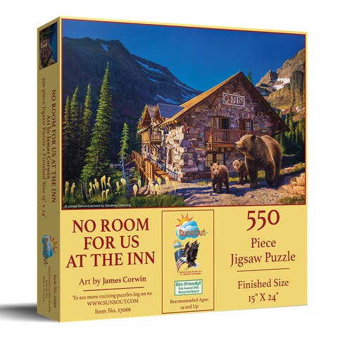 No Room for us at the Inn 550 piece Jigsaw Puzzle for Adults