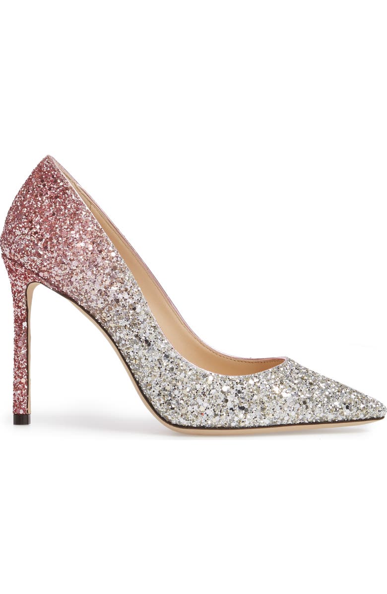 Jimmy Choo Romy Dégradé Glitter Pump, Alternate, color,