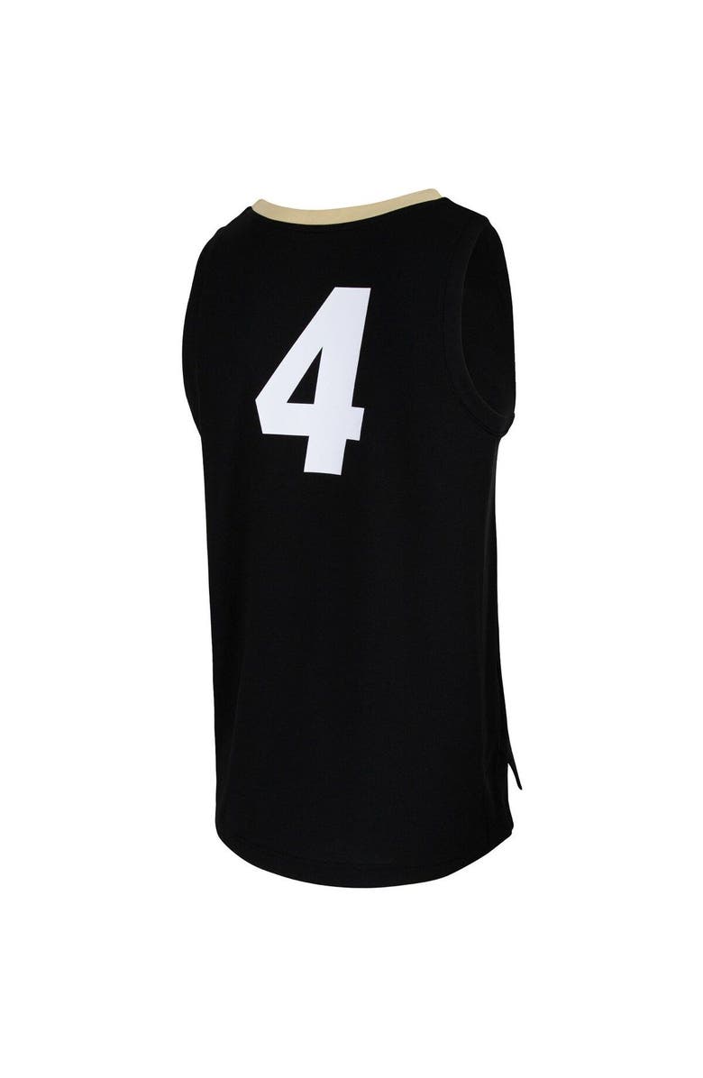 Nike Men's Nike #4 Black Colorado Buffaloes Team Replica Basketball Jersey, Alternate, color, Black