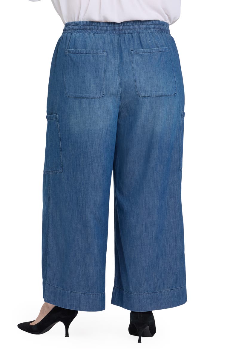 Whitney Pull-On Cargo Jeans, Alternate, color, MISSIONBLUE