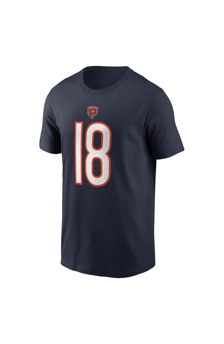 Nike Youth Nike Caleb Williams Navy Chicago Bears Fuse Name & Number T-Shirt, Alternate, color, Navy