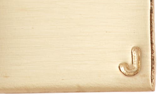 Set & Stones Goldie Initial Tag Pendant Necklace In Gold/f
