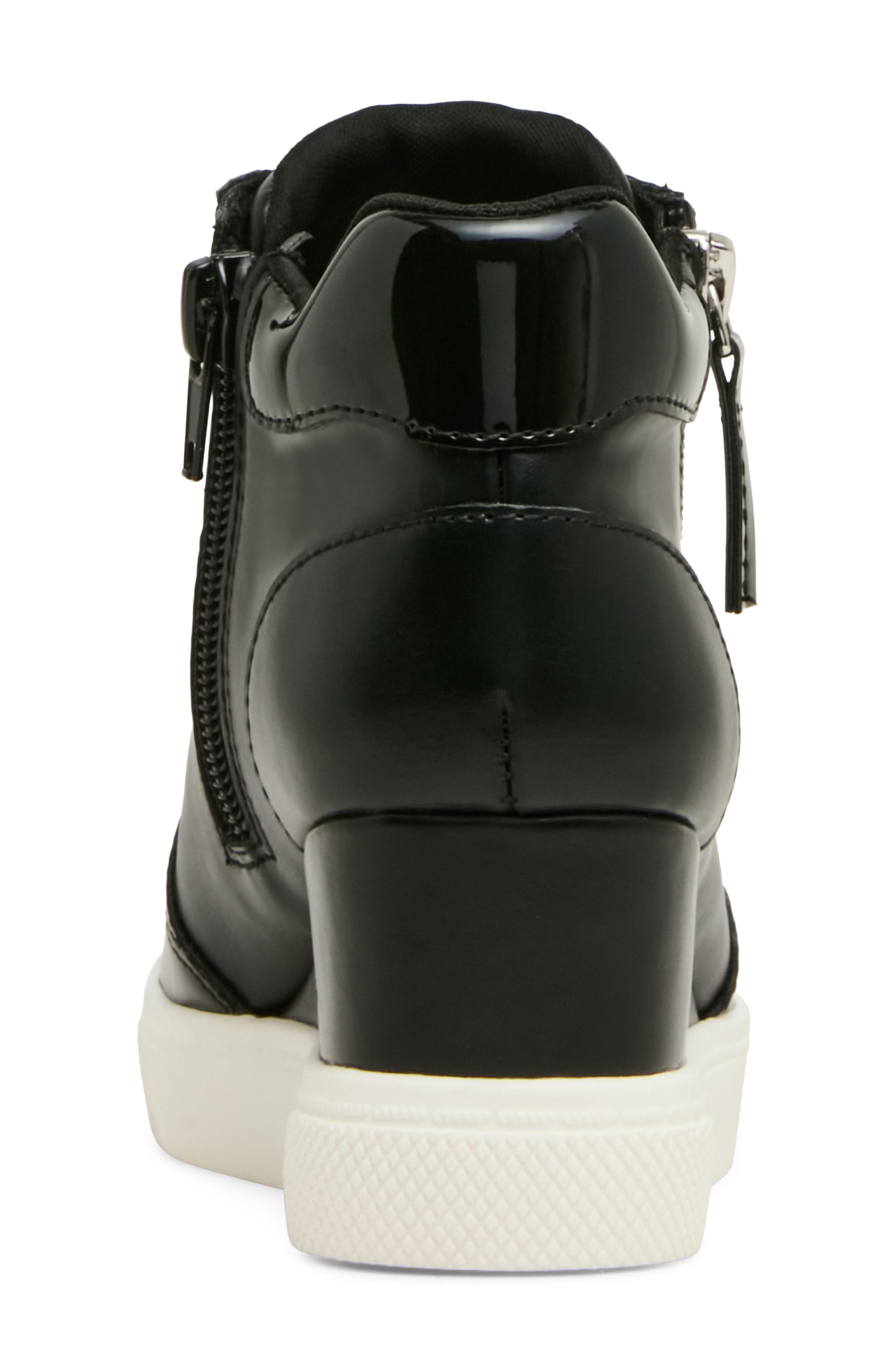 Kids' Jatomic Wedge High Top Sneaker, Alternate, color, BLACK