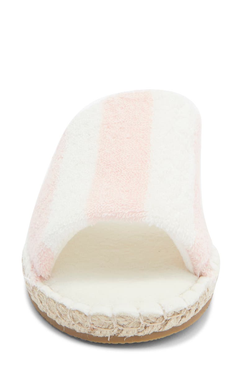PJ Salvage Stripe Slipper, Alternate, color, Pink Rose