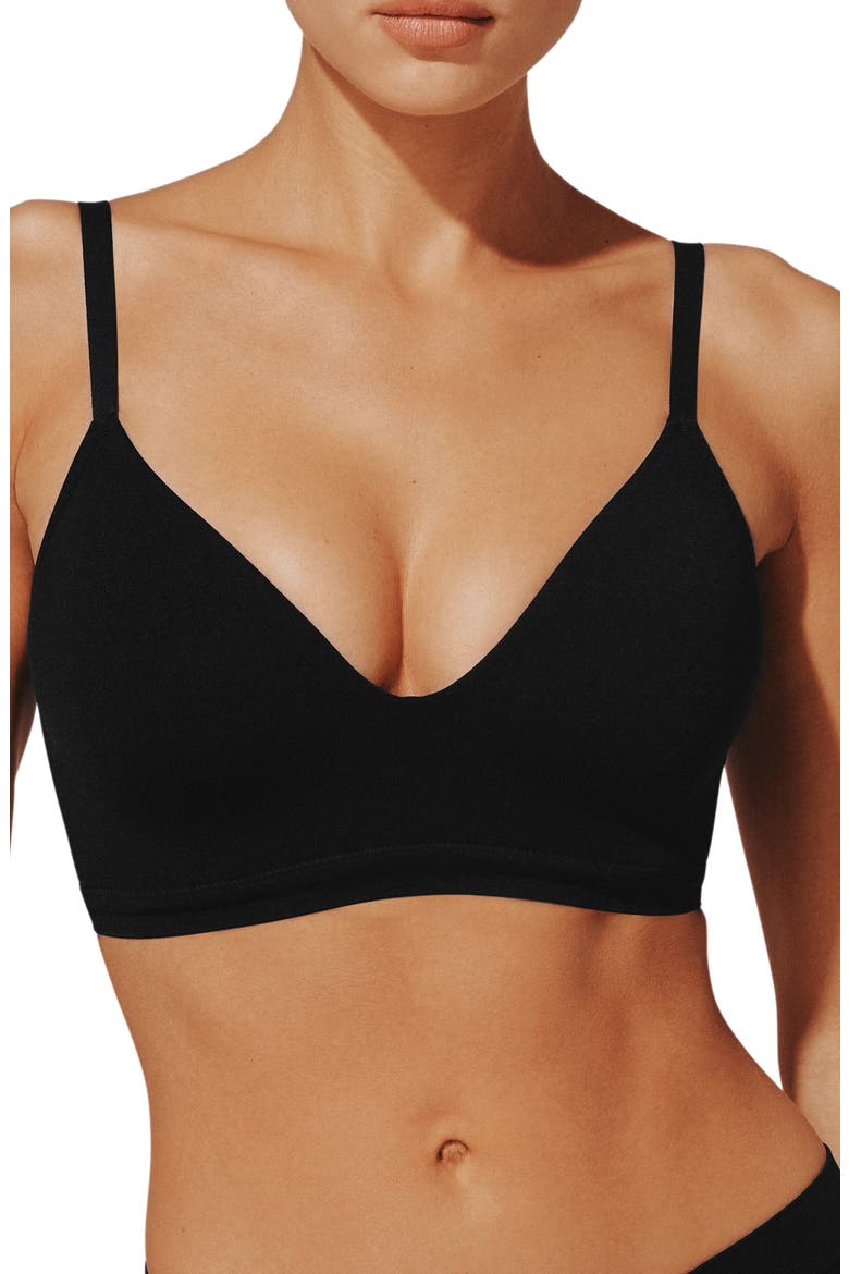 Form 2-Pack V-Neck Wireless Bras, Alternate, color, TAUPE BLACK