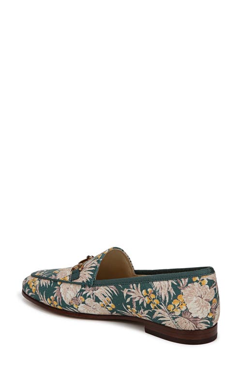 Sam Edelman Loraine Bit Loafer Antique Green Fabric In Antique Green