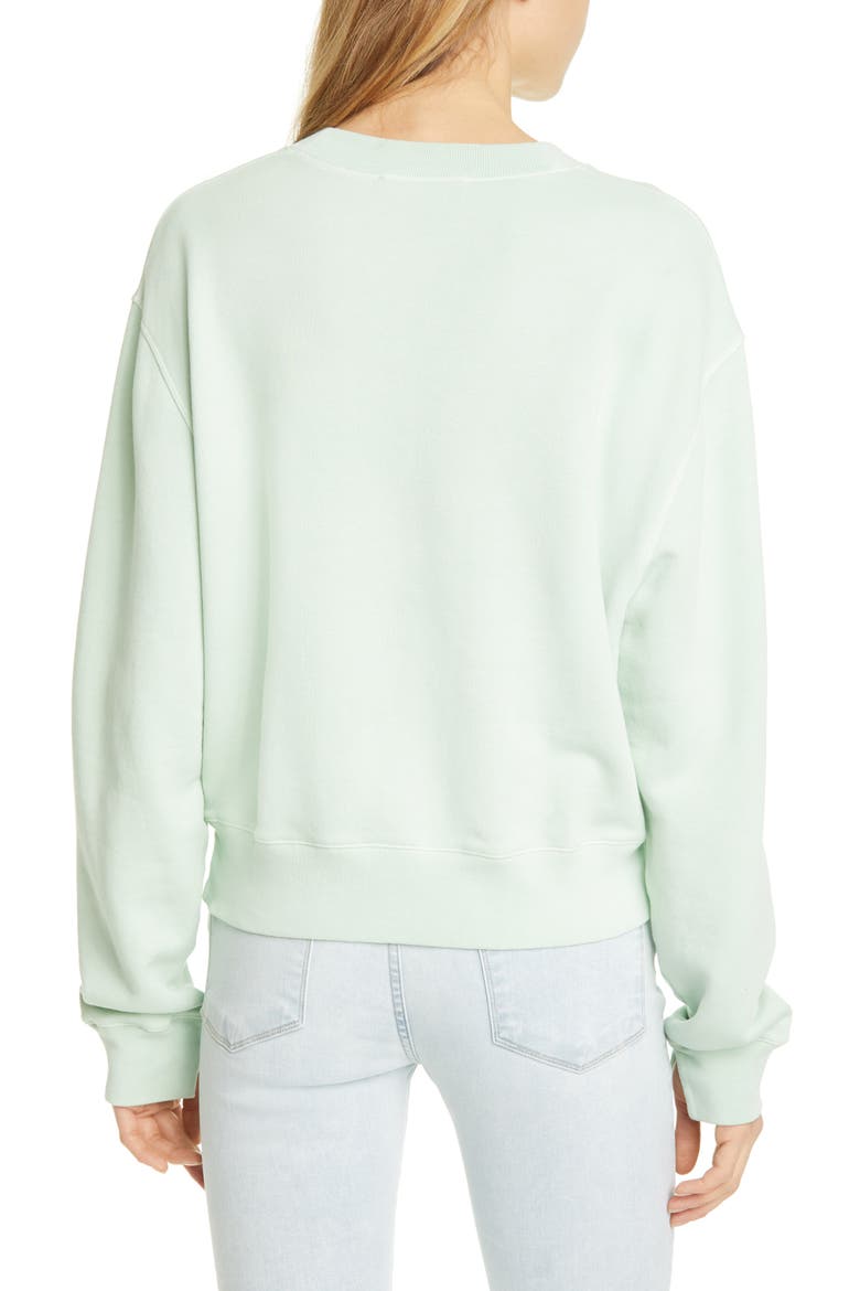 Easy Organic Cotton Sweatshirt, Alternate, color, FADED ALOE