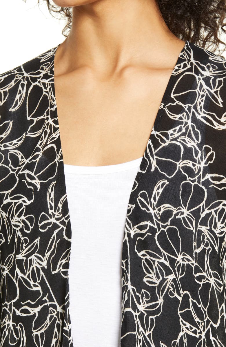 Nordstrom Everyday Printed Ruana, Alternate, color, 