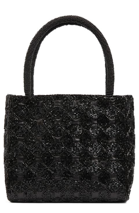 Valerie Bungle Bead Top Handle Bag