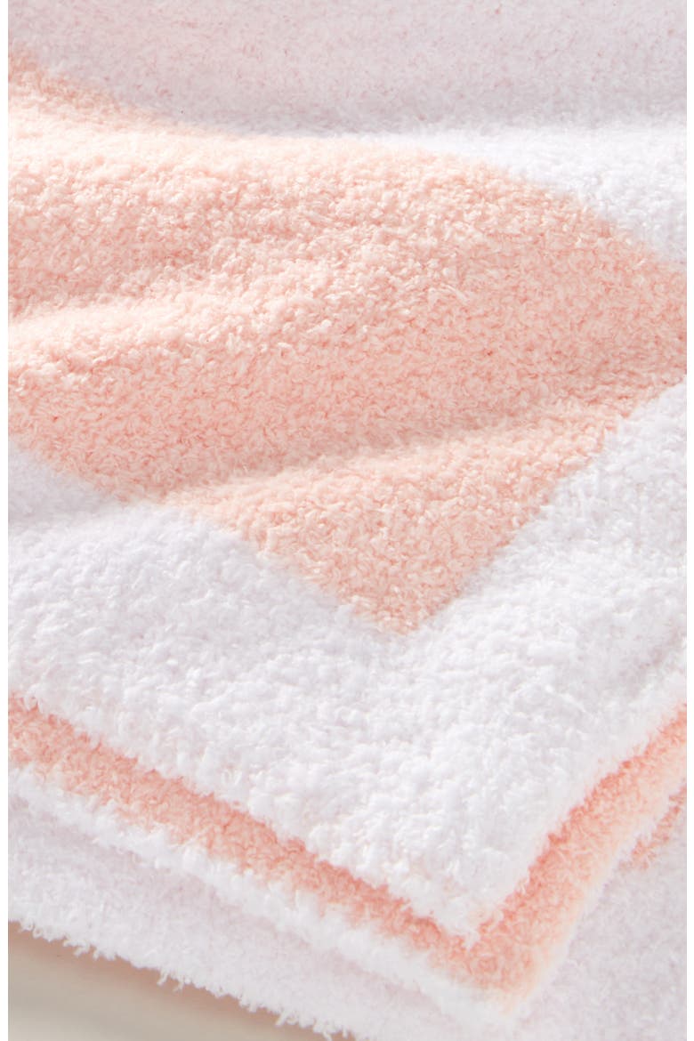Print So Soft Chenille Blanket, Alternate, color, PINK HEAVEN CABANA STRIPE