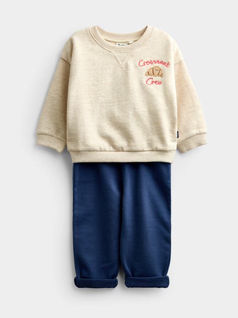 Kids' 2-piece Sweatshirt & Jogger Baby Set (baby)