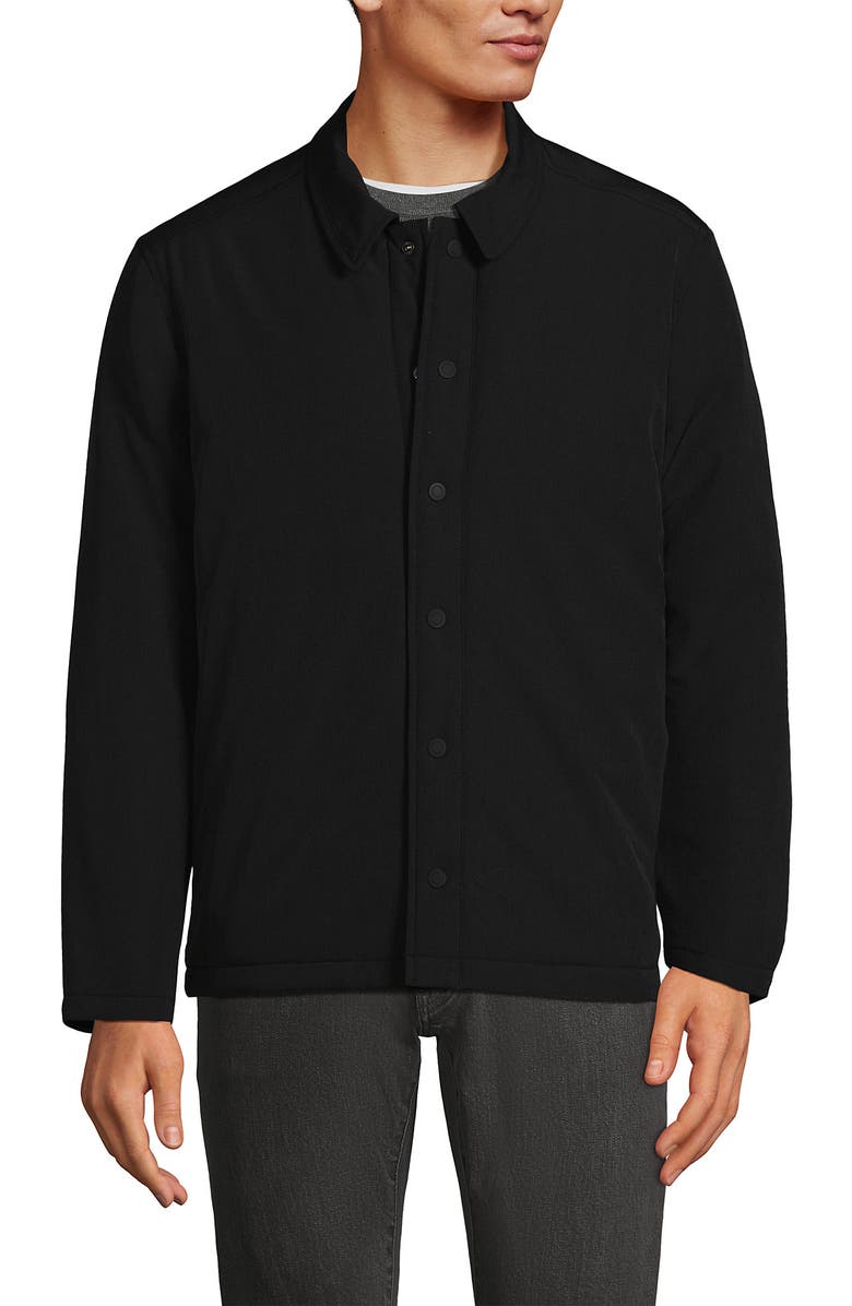 Lands' End Insulated Commuter Shirt Jacket, Alternate, color,