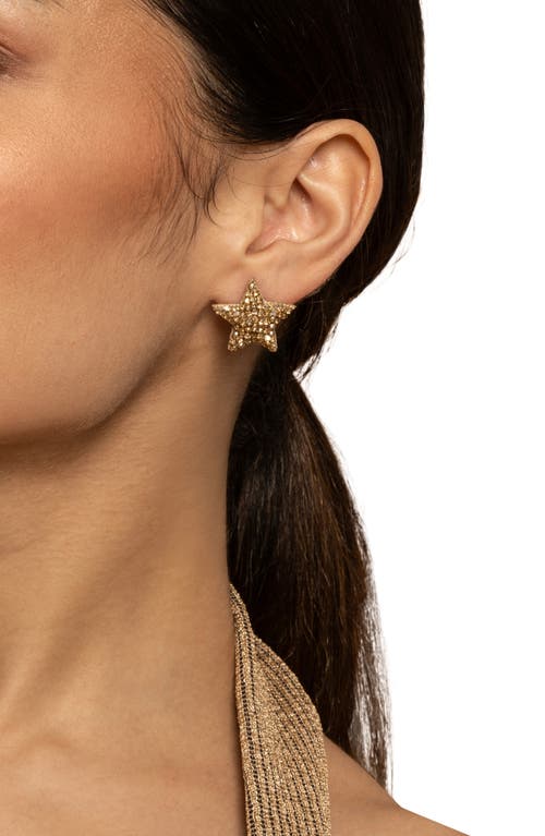 Deepa Gurnani Loris Star Stud Earrings