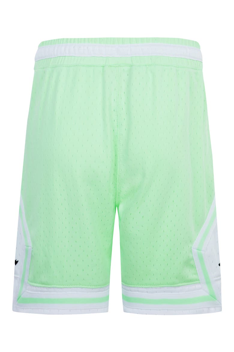 Kids' Dri-FIT Sport Diamond Mesh Basketball Shorts, Alternate, color, VAPOR GREEN