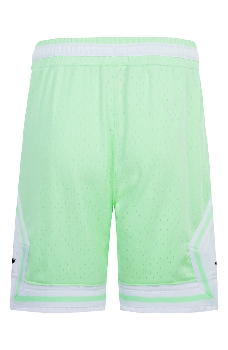 Jordan Kids' Dri-FIT Sport Diamond Mesh Basketball Shorts, Alternate, color, Vapor Green
